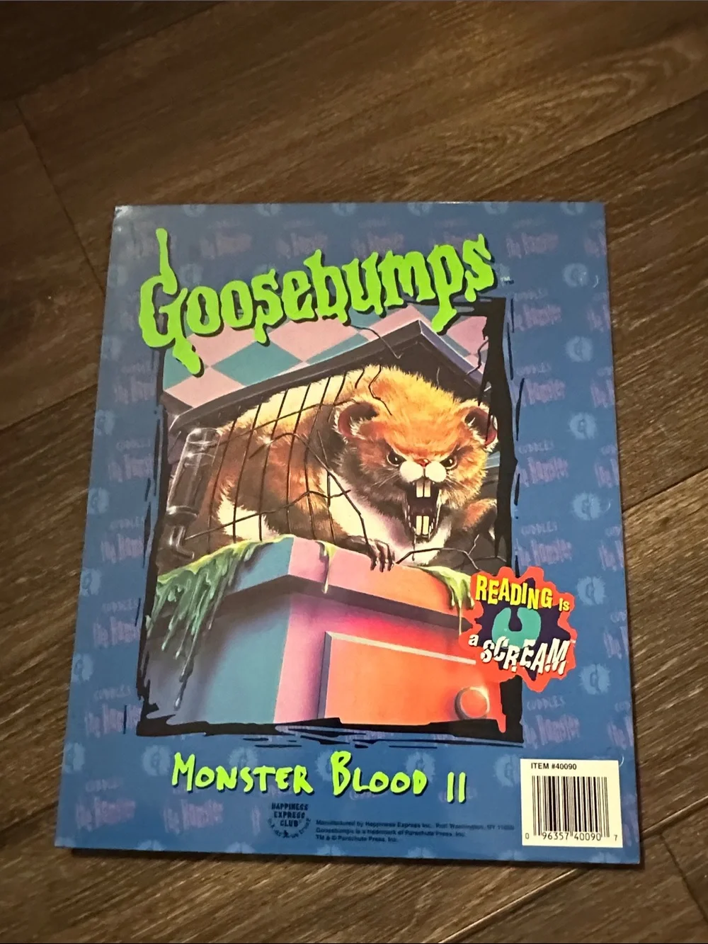 Goosebumps New Monster Blood II cuddles the hamster folder